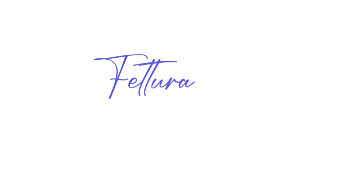 Fettura Font