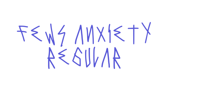 Fews Anxiety Regular Font Download