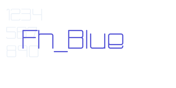 Fh_Blue font free