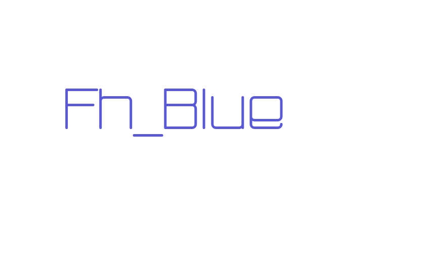 Fh_Blue Font