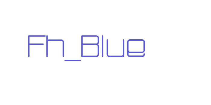 Fh_Blue Font Download