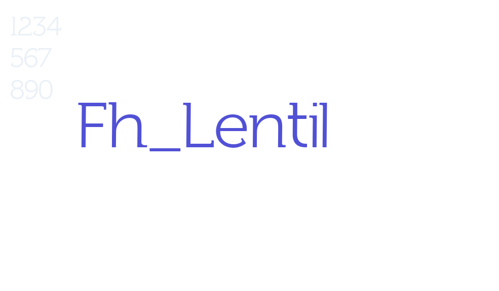 Fh_Lentil-font-download