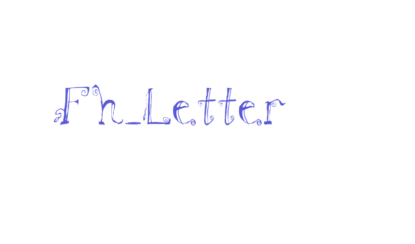 Fh_Letter Font Download