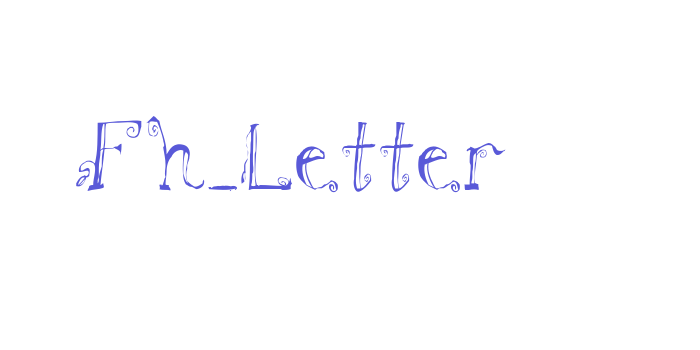 Fh_Letter Font Download