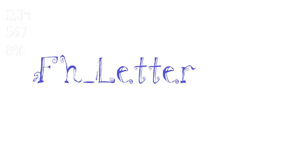 Fh_Letter-font-download