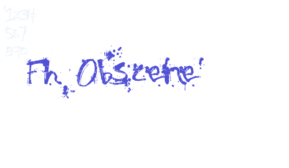 Fh_Obscene-font-download