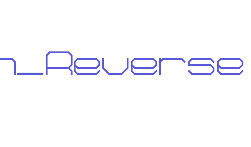 Fh_Reverse Font Download