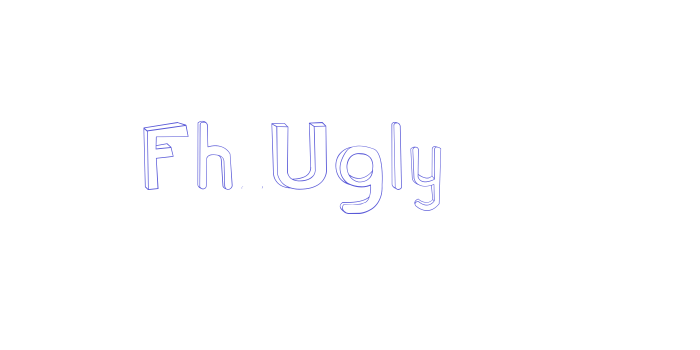 Fh_Ugly Font Download