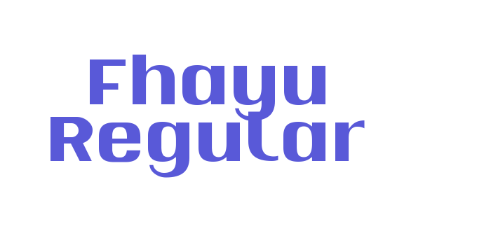 Fhayu Regular Font Download