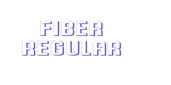 Fiber Regular Font Download