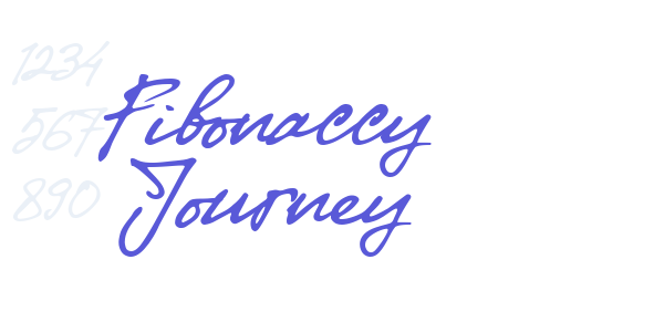 Fibonaccy Journey font free