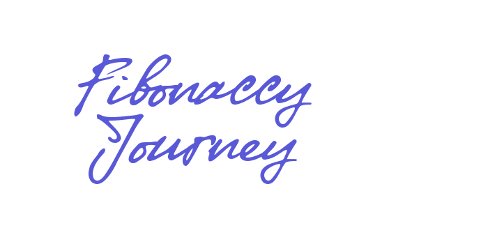 Fibonaccy Journey Font Download