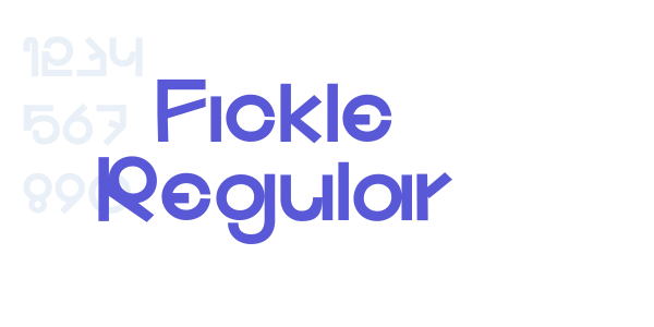 Fickle Regular font