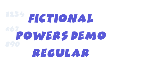 Fictional Powers DEMO Regular font free