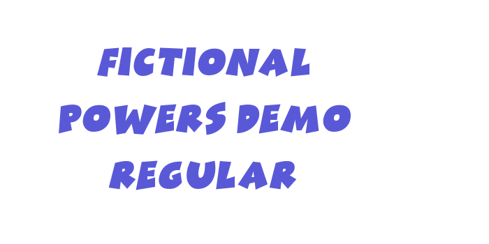 Fictional Powers DEMO Regular Font Download