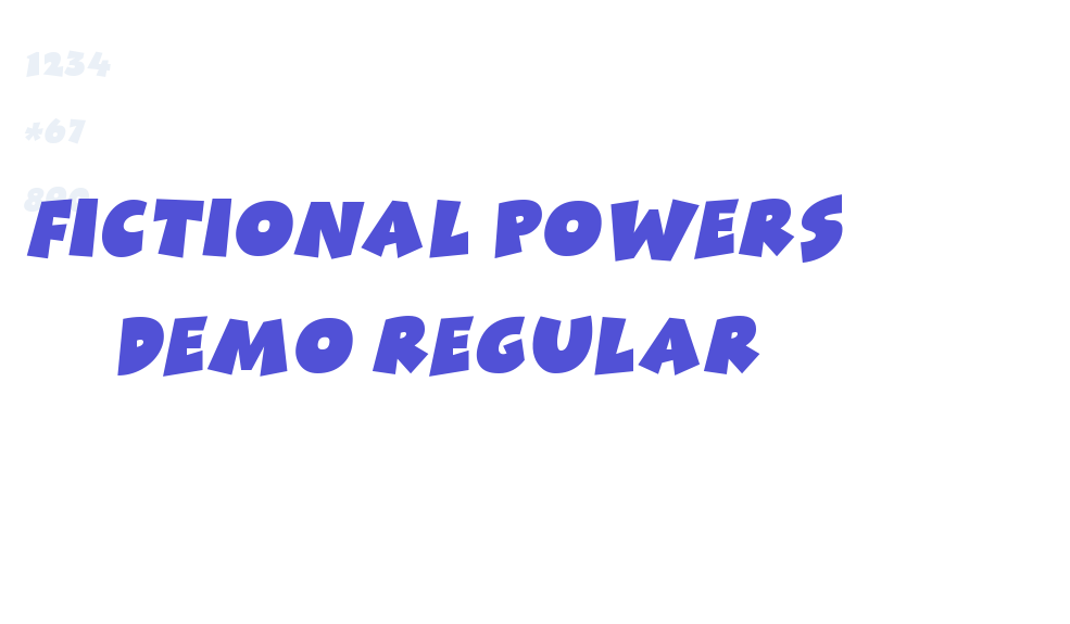 Fictional Powers DEMO Regular-font-download