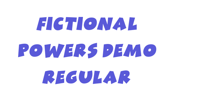 Fictional Powers DEMO Regular Font