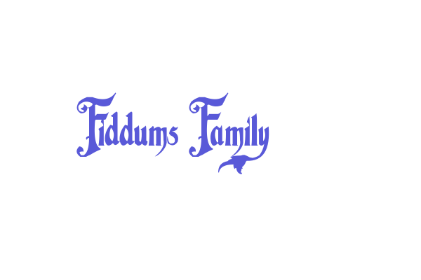 Fiddums Family Font