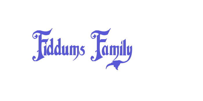 Fiddums Family Font