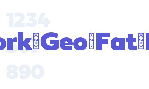 Fieldwork-Geo-Fat-Demo Font