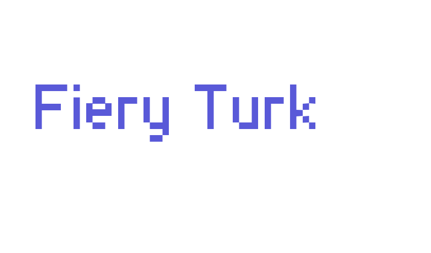 Fiery Turk Font Download