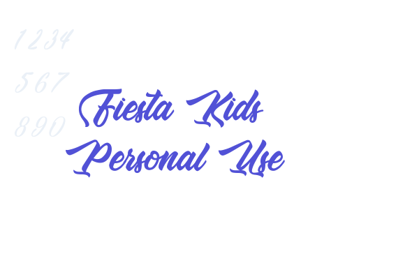 Fiesta Kids – Personal Use Font Download