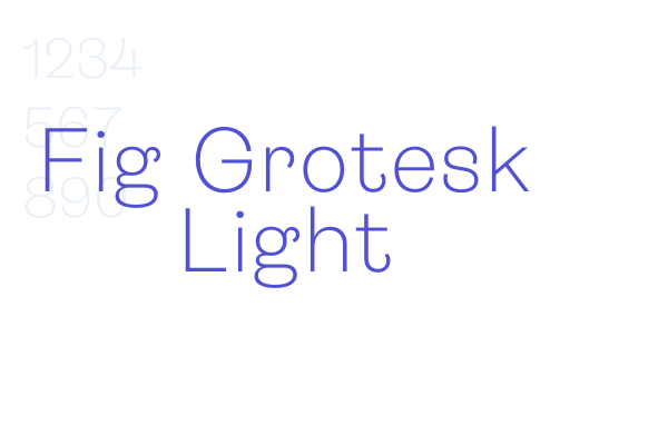 Fig Grotesk Light