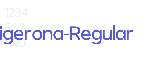 Figerona-Regular font