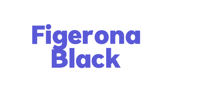 Figerona Black Font Download