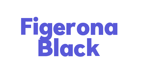 Figerona Black Font