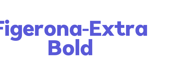 Figerona-Extra Bold Font Download