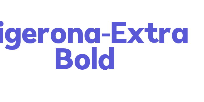 Figerona-Extra Bold Font