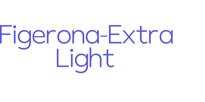 Figerona-Extra Light Font Download