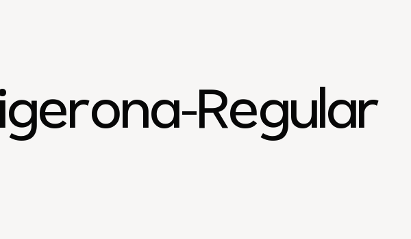 Figerona-Regular Font