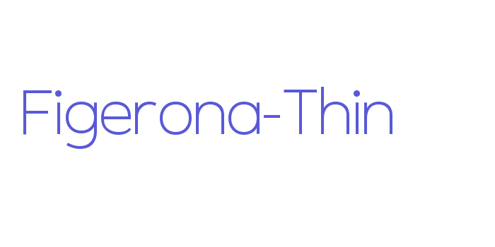 Figerona-Thin Font Download