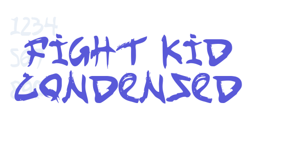 Fight Kid Condensed font free