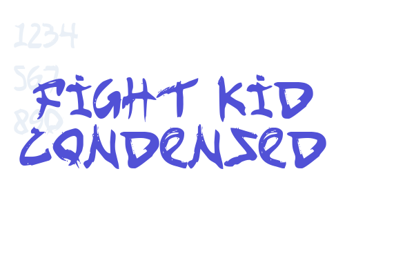 Fight Kid Condensed Font Download