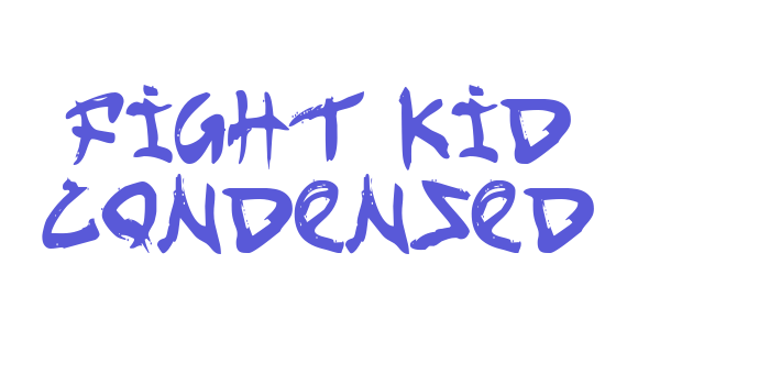 Fight Kid Condensed Font Download