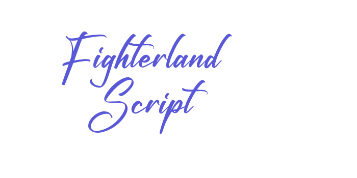 Fighterland Script Font