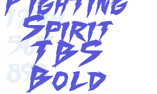 Fighting Spirit TBS Bold Font Download