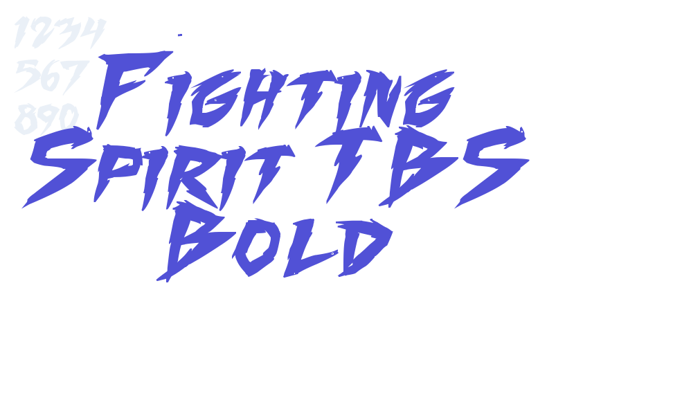 Fighting Spirit TBS Bold-font-download