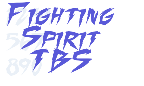 Fighting Spirit TBS Font Download