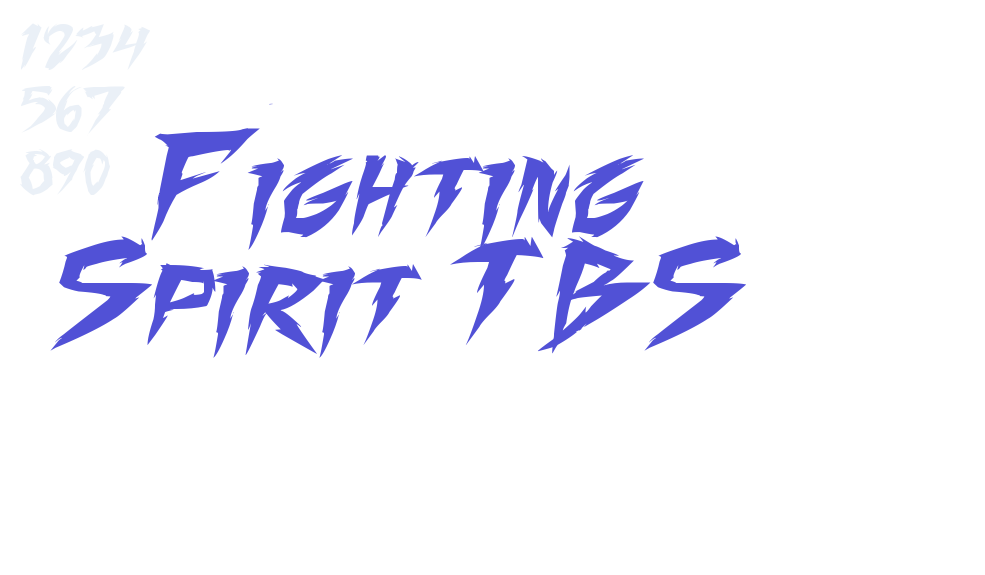 Fighting Spirit TBS-font-download