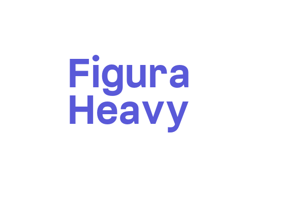 Figura Heavy Font