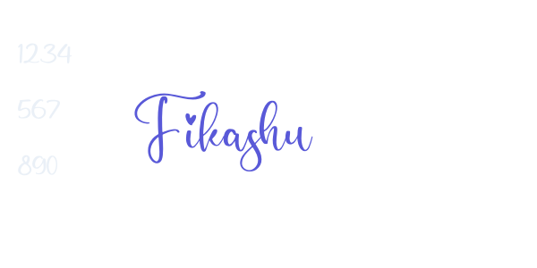 Fikashu font free