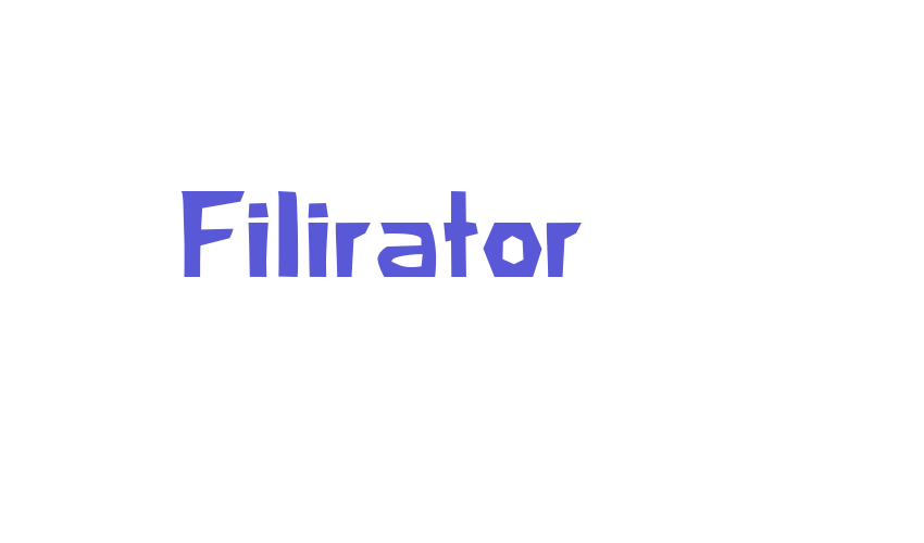 Filirator Font Download