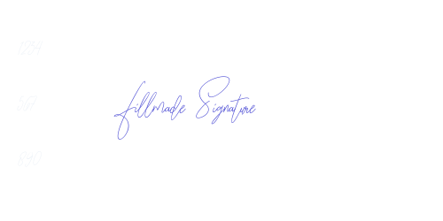Fillmade Signature-font-download