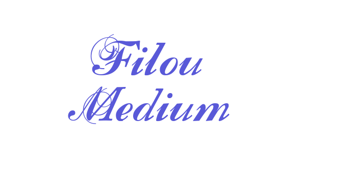 Filou Medium Font