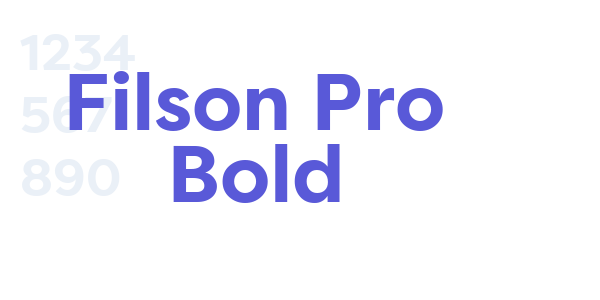 Filson Pro Bold font free