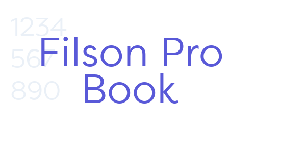 Filson Pro Book font free